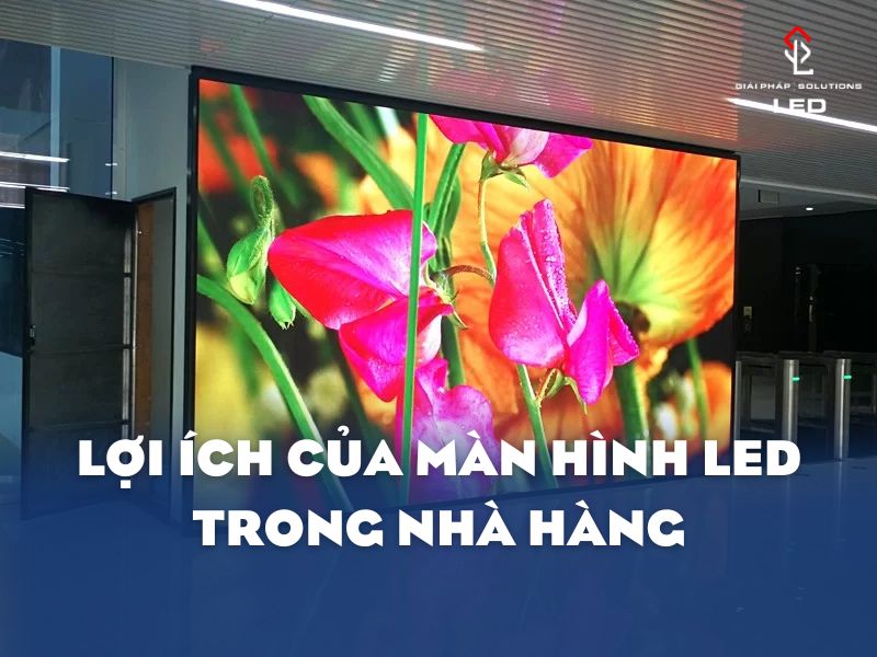 Lợi ích của màn hình LED trong nhà hàng